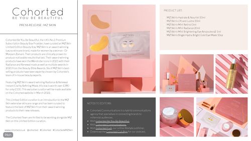 Cohorted x MZ Skin Exclusive Box